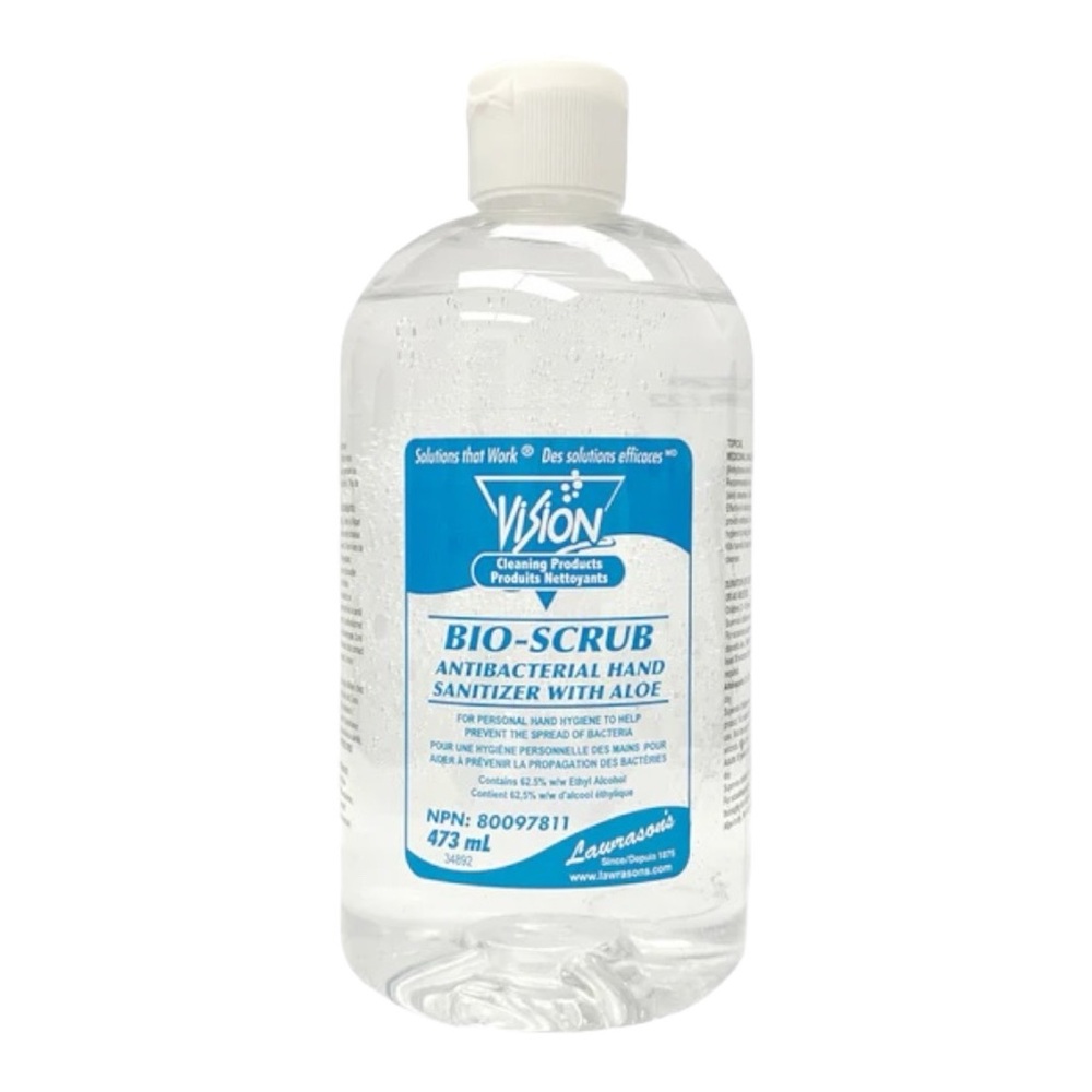 VISION B BIO-SCRUB HAND SANITIZER 473ML - BRAND NEW